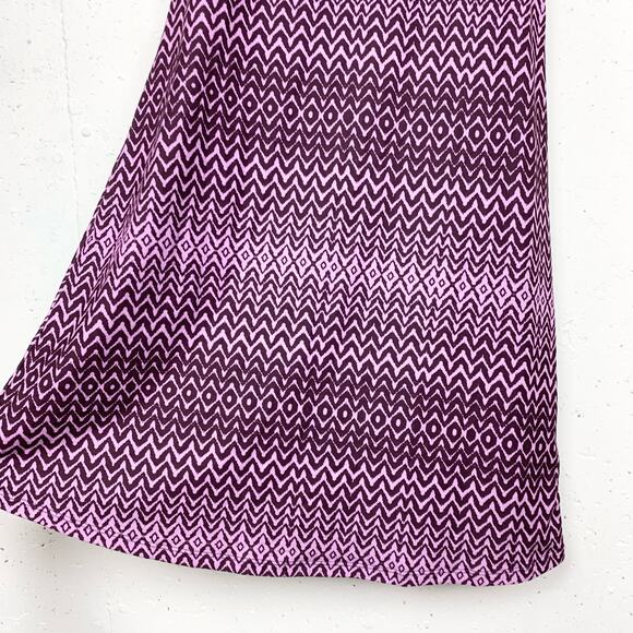 Prana Womens Cora Ikat Tank Dress Violet Sol Purple Built In Bra A-Line Size XS - Picture 6 of 11